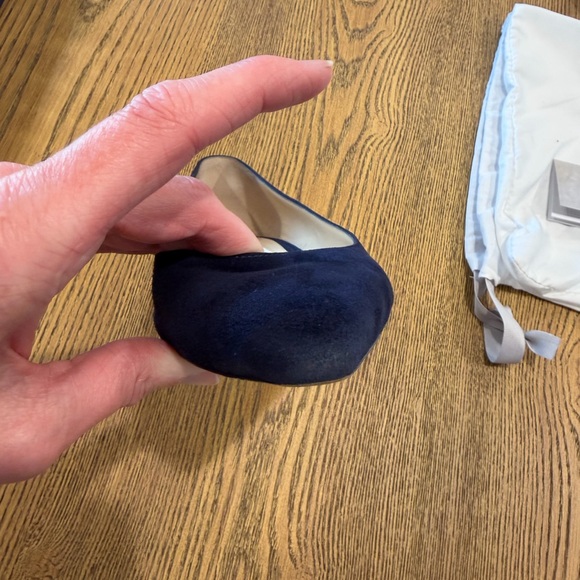 JIMMY CHOO Romy suede ballet flats - Navy - - Picture 12 of 13